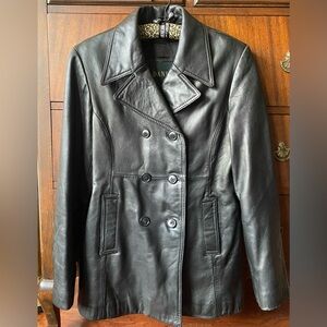 Vintage Danier Black Leather Jacket